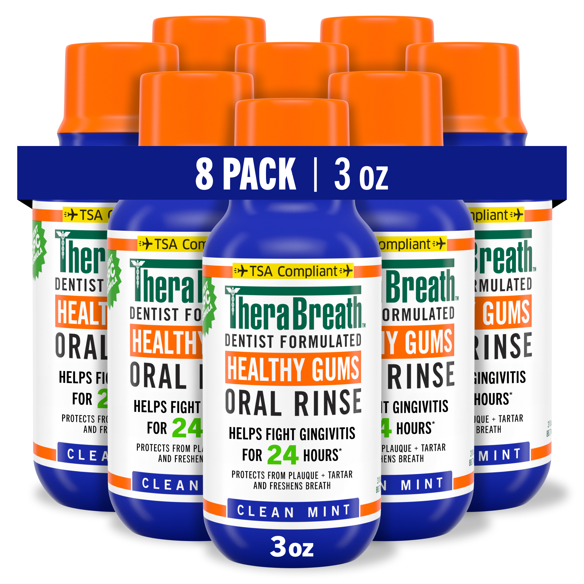 Healthy Gums Oral Rinse w/ Added CPC - Clean Mint