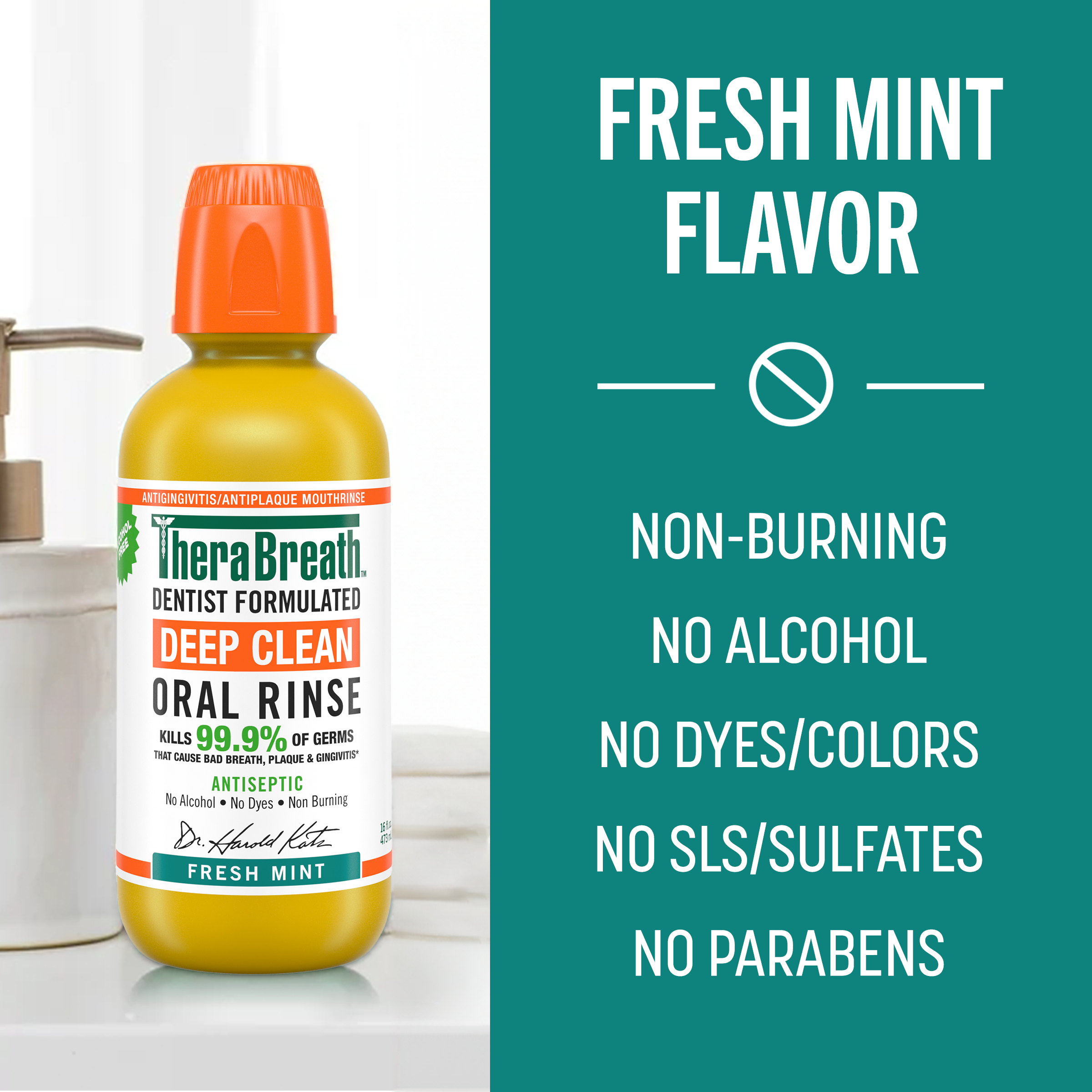 Deep Clean Oral Rinse - Fresh Mint