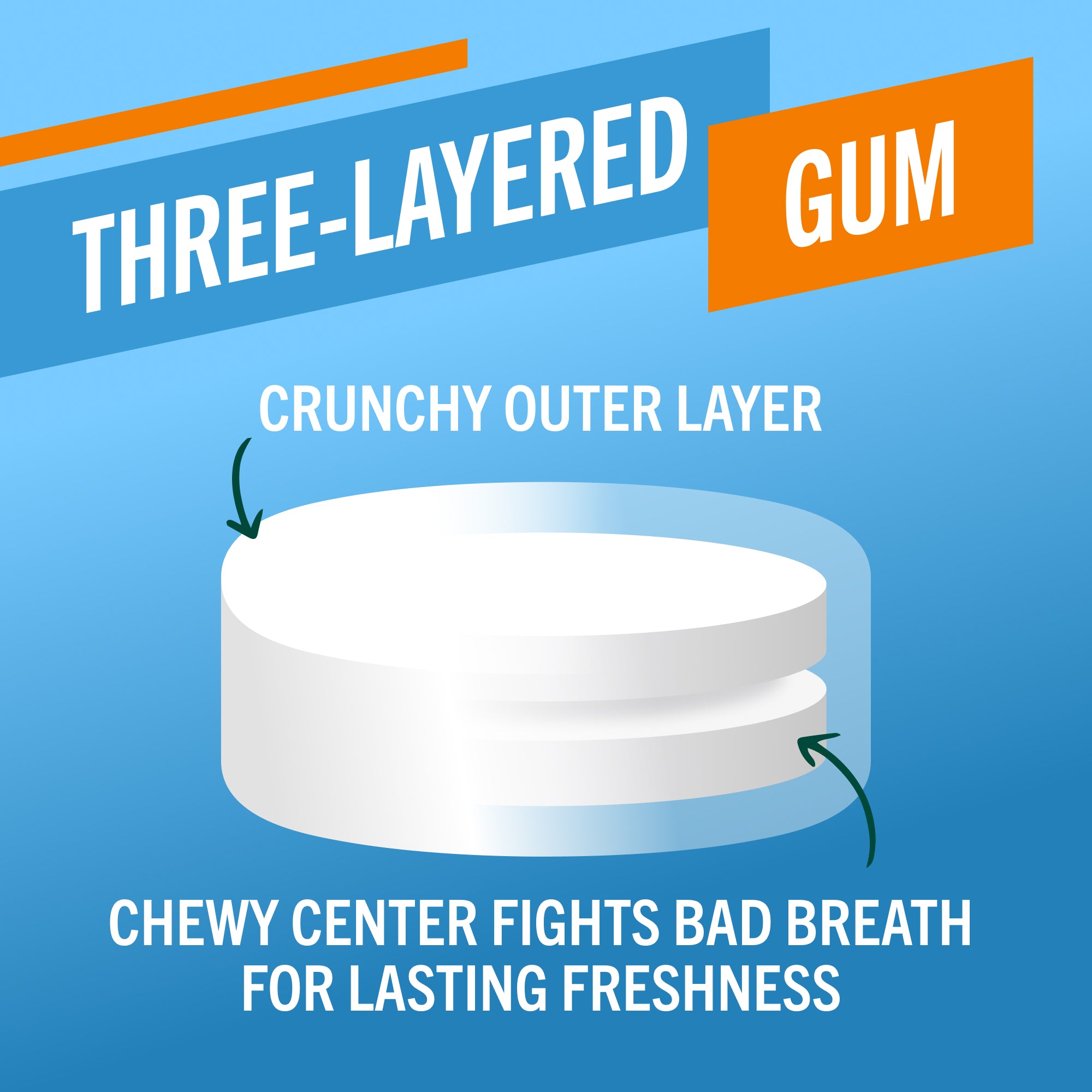 Chewing Gum, Invigorating Icy Mint Flavor